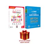 Sınav Yayınları 4. Sınıf Tüm Dersler Konu Anlatımlı+Editör Yayınları Karekod Çözümlü Soru Bankası+Hediye