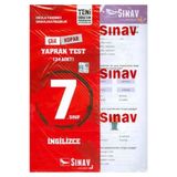 Sınav Yayınları 7. Sınıf İngilizce Çek Kopar Yaprak Test