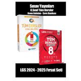Sınav Yayınları 8.Sınıf Tüm Dersler Konu Anlatımı ve Soru Bankası Fırsat Seti 2025-2026 Sezonu