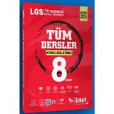 Sınav Yayınları 8. Sınıf Tüm Dersler Konu Anlatımlı LGS'ye Hazırlık Kitabı