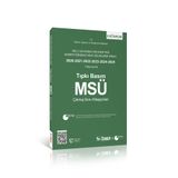 Sınav Yayınları Msü Tıpkı Basım Son 6 Yıl Çıkmış Soru Kitapçıkları