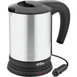 Sinbo 12V Araç Tipi Su Isıtıcısı Kettle 1 Litre 304 Paslanmaz Çelik Gövde Su Koruma Sistemli