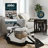 Sinbo Beyaz Koltuk ve Halı Yıkama Makinesi 1000 W Güçlü Motor ile Kolay Kullanım ve Yüksek Performans SSC-7609