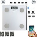 Sinbo Bluetooth Dijital Vücut Kitle Endeksi Ölçer Cam LCD Ekran Hassas Ölçüm Baskül SBS-4467