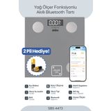 Sinbo Bluetooth Dijital Yağ Su Kas Vücut Kitle Endeksi Kilo Ölçer Tartı Baskül SBS-4473
