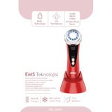 Sinbo SBI-5906 RF Lifting Etkili Cilt Sıkılaştırıcı Kırmızı Yüz Temizleme Cihazı, 8693807260597
