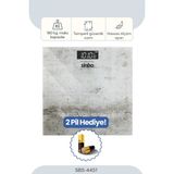Sinbo SBS-4451 Cam Dijital Baskül - Beyaz
