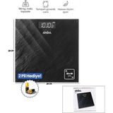 Sinbo SBS-4452 Banyo Baskül Terazi Tartı 28X28CM 180KG/50GR Pilli Dijital LCD Ekran