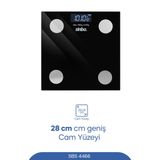 Sinbo SBS-4466 Akıllı Bluetooth Baskül | Vücut Yağ & BMI Ölçer, Mobil Uygulamalı