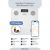 Sinbo SBS-4472 Bluetooth Dijital Yağ Su Kas Vücut Kitle Endeksi Kilo Ölçer Tartı Baskül