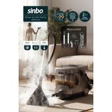 Sinbo SCC-7607 Buharlı Koltuk ve Halı Yıkama Makinesi 1000 W Güçlü Motor Derinlemesine Temizlik - Gri