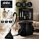 Sinbo SCC-7607 Buharlı Koltuk ve Halı Yıkama Makinesi Derinlemesine Buharlı Temizlik Güçlü Vakum - Siyah