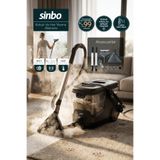 Sinbo Scc-7607 Buharlı Koltuk Ve Halı Yıkama Makinesi Derinlemesine Buharlı Temizlik Güçlü Vakum