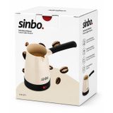 Sinbo SCM-2975 Türk Kahve Makinesi, 320 ml | 4 Fincan Kapasitesi, Tek Tuş Kullanım, Emniyet Sistemi, Göstergeli Açma/Kapama, Paslanmaz Çelik Rezistans