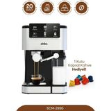 Sinbo SCM 2995 Kapsül Kahve Aparatlı Inox Espresso Makinesi 1350 W Caffè Latte İçecek Türü