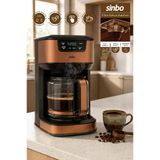 Sinbo Scm-9040 Bronz Otomatik Zaman Ayarlı Xl 14 Fincan Filtre Kahve Makinesi Dijital Göstergeli