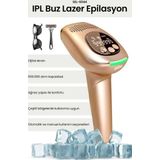 Sinbo Sel-6044 Ipl Buz Lazer Epilasyon Atım Otomatik/Manuel Dijital Ekran