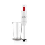 Sinbo SHB-3102 El Blenderi Çubuk Blender, Paslanmaz Çelik Uç, Ölçü Kabı Dahil, Çorba Sos Püre Smoothie Hazırlama, Ergonomik Tutuş, Beyaz