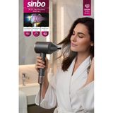 Sinbo SHD 1727 1600W BLDC Saç Kurutma Makinesi Gri – Sessiz ve Hızlı Kurutma