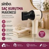 Sinbo Shd-1755 Pembe Saç Kurutma Makinesi - 110.000 Rpm, Sessiz Çalışma, 3 Kademeli Hız Ve Sıcaklık
