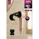 Sinbo SHD-1756 Bldc 800W Dijital Ekran Anti-Statik Başlıklı Pembe Saç Kurutma Makinesi