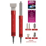 Sinbo SHD-1760 KIRMIZI 5in1 Saç Şekillendirici 16000W Turbo BLDC Motor 110000 RPM Negatif İyon