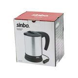 SİNBO SK-7371 12V ARAÇ İÇİ KETTLE PASLANMAZ ÇELİK SU ISITICISI 0.8LT 120W ÇAKMAKLIK FİŞLİ PLASTİK KAPAK - KULP (5250)