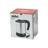 SİNBO SK-7371 12V ARAÇ İÇİ KETTLE PASLANMAZ ÇELİK SU ISITICISI 0.8LT 120W ÇAKMAKLIK FİŞLİ PLASTİK KAPAK - KULP (5343)