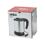 Sinbo Sk-7371 12V Araç İçi Kettle Paslanmaz Çelik Su Isıtıcısı 0.8Lt 120W Çakmaklık Fişli Plastik Kapak - Kulp Go53/00244