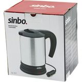 Sinbo SK-7371 12V Araç Içi Kettle Paslanmaz Çelik Su Isıtıcısı 0.8lt 120W Çakmaklık Fişli Plastik Kapak - Kulp