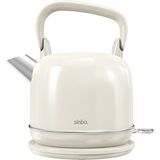 Sinbo SK-8035 Bej Retro Kettle 2.2l Paslanmaz Çelik Elektrikli Su Isıtıcı 360° Kablosuz 1800W - Krem