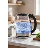 Sinbo Sk 8046 1,8 L Cam Kettle LED Aydınlatmalı Kablosuz Su Isıtıcı - Şeffaf