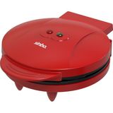 Sinbo SSM-2595 Waffle Makinesi 850W | 182 mm Yapışmaz Döküm Plaka Kırmızı | 5 Dilimli Waffle - Beyaz