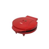 Sinbo Ssm-2595 Waffle Makinesi 850W | 182 Mm Yapışmaz Döküm Plaka Kırmızı | 5 Dilimli Waffle