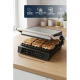 Sinbo Ssm-2596 Dijital Ekranlı Sıcaklık Ve Zaman Göstergeli Döküm Izgara Ve Tost Makinesi 2000W