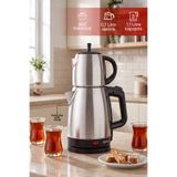 Sinbo STM-5827 2’si 1 Arada Paslanmaz Çelik Çay Makinesi ve Su Isıtıcı Kettle