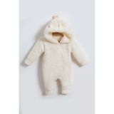 Sincap Baby Wellsoft Pelüş Kız-Erkek Çocuk Fermuarlı Kapüşonlu Kışlık Bebek Uyku Tulumu Çocuk Kostümü