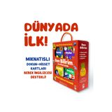 Sincap Kitap | Ben Bilirim İlk Kitaplarım | İngilizce Destekli 4 Mini Kitap + 6 Magnet Kart | 0-3 Yaş Eğitici Set