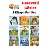 Sincap Kitap Bu Kocaman Gözler 9 Kitap (Kedi Tırmık, Balık Noni, Kurbağa Kuki, Ayı Balküpü..) Hareketli Gözler