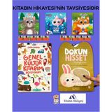 Sincap Kitap Genel Kültür Kitabım-Büyüyorum, Dokun Hisset Tummy Time, Kedi Tırmık ve Sevimli Dostları, Balık Noni ve Sevimli Dostları, Sincap Simi ve Sevimli Dostları-Bu Kocaman Gözler(5kitap)