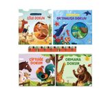 Sincap Kitap İlk Dokun Hisset Kitabım-Çiftliğe Dokun, Ormana Dokun, Okyanusa Dokun, Çöle Dokun (4kitap)