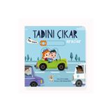 Sincap Kitap Tadını Çıkar Araçlar | Tak-Çıkar Araçlar Kitabı Eğitici Puzzle Kitap 0-3 Yaş