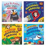Sincap Pop Up İle Keşfet Hikayeli Hareketli Kitaplar 4 Lü Set