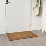 Sındal Kapı Önü Paspası 50X80 Cm, Kaymaz Taban, Hindistancevizi Lifi - Abanoz