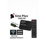 Sine Plus Bt-5500 Hd Wıfı Uydu Alıcısı Canakli Canaksiz Wifi
