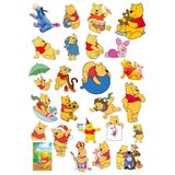 Sinek Kupası Tasarım Ayı Winnie The Pooh Sticker, Çıkartma, Etiket, Ajanda, Günlük, Planlayıcı, Bullet Journal, Defter