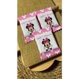 Sinek Kupası Tasarım Isme Özel Tasarımlı Minnie Mouse Temalı 18 Adet Doğum Günü Yaş Günü-Hediyelik Çikolata