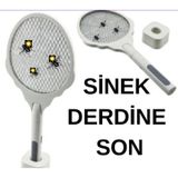 Sinek Öldürücü Usb To Type-c Şarjlı Sinek Öldürücü Raket Ayak Apa