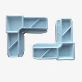 Sineklik Birleştirme Takozu 100 Adet 17x25 Profil Uyumlu (Açık Kahve)