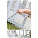 Sineklik Kendinden Yapışkanlı 100X150 Cm Ölçülü Pencere Sineklik 5 Metre Bant Hediyeli Gore